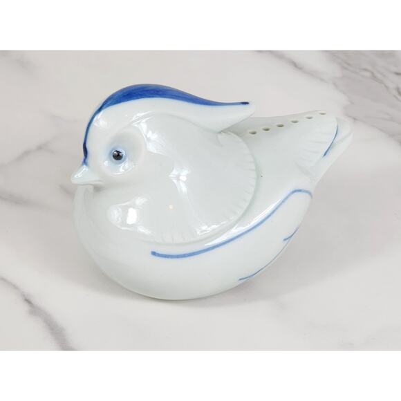 Ben Rickert Blue Bird Potpourri Holder 80's Fine China 4 1/2" Japan Vintage - Picture 1 of 13